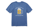 Life is Good Men's Crusher Tee - Ice Cold Beer After Ice Cold Beer