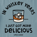 Life is Good Men's Crusher Tee - Whiskey Years