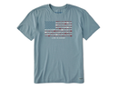 Life is Good Men's Crusher Tee - Grill Tools Flag