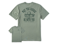 Life is Good Men's Crusher Tee - May the Course Be with You Golf
