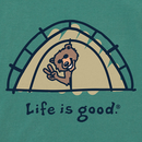 Life is Good Men's Crusher Lite Tee - Bear Tent