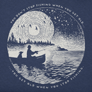 Life is Good Men's Crusher Lite Tee - Don't Stop Fishing Scene