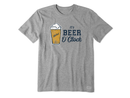 Life is Good Men's Crusher Lite Tee - It's Beer O'Clock