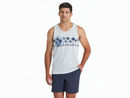 Life is Good Men's Crusher-LITE Tank - Retro Sun Palm Landscape