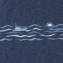 Life is Good Men's Slim Fit Slub Tee - Boat Ride