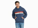 Life is Good Men's Good Vibes Fleece Hoodie - Life is Good Stripes