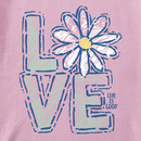 Life is Good Kids' Crusher Tee - Love Daisy