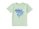Life is Good Kids' Crusher Tee - Lookin Sharp Shark