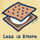 Life is Good Kids' Crusher Tee - Less Is S'more