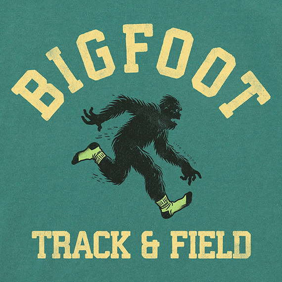Life is Good Kids' Crusher Tee - Big Foot Track & Field