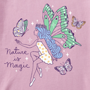 Life is Good Kids' Crusher Tee - Butterfly Fairy Nature is Magic