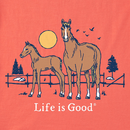 Life is Good Kids' Crusher Tee - Horse and Foal