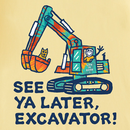 Life is Good Toddler Crusher Tee - Tie Dye See You Later Excavator