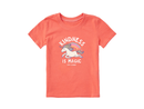 Life is Good Toddler Crusher Tee - Kindness Is Magic Unicorn