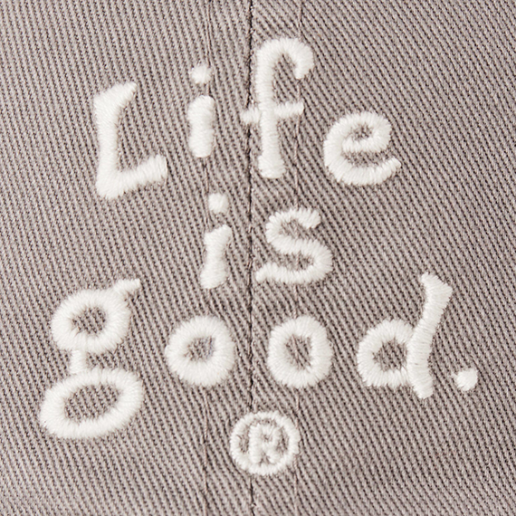 Life is Good Chill Cap - LIG Vintage Wordmark Stacked