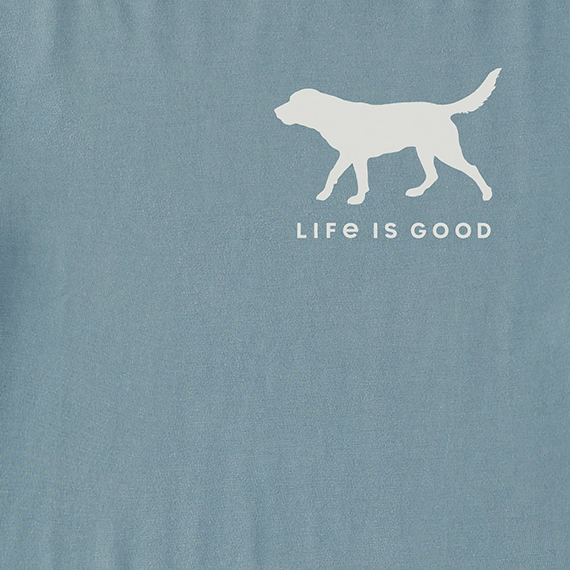 Life is Good Men's Crusher Tee - Dog Walking