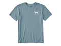 Life is Good Men's Crusher Tee - Dog Walking