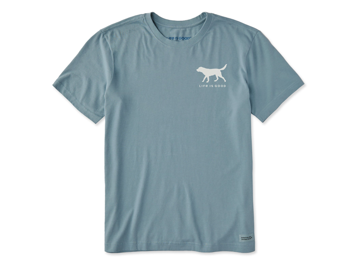 Life is Good Men's Crusher Tee - Dog Walking