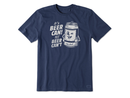 Life is Good Men's Crusher Tee - Beer Can