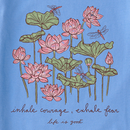 Life Is Good Women's Crusher Lite Vee - Inhale Exhale