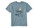 Life is Good Men's Crusher Lite Tee - Dock Sunset