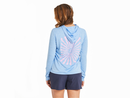 Life is Good Women's Long Sleeve Sun Crusher Hoodie - Radiating Sun