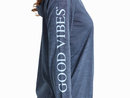 Life is Good Women's Long Sleeve Sun Crusher Hoodie - Small Palms