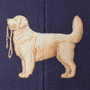 Life is Good Trucker Hat - Golden Retriever with Leash