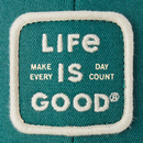 Life is Good Trucker Hat - Make Every Day Count Patch