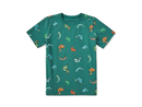 Life is Good Toddler Crusher Tee - Axolotl and Amphibians Pattern