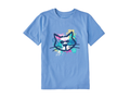 Life is Good Kids' Crusher Tee - Al Paint Pattern