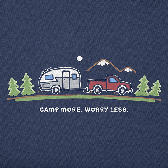 Life is Good Men's Crusher Tee - Camp More On the Road