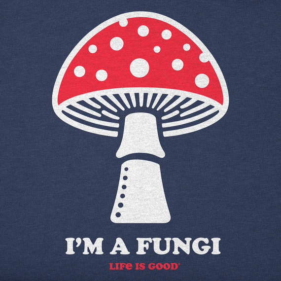 Life is Good Kids' Crusher Tee - Clean I'm a Fungi