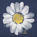 Life is Good Women's Crusher Vee - Painted Daisy Petals
