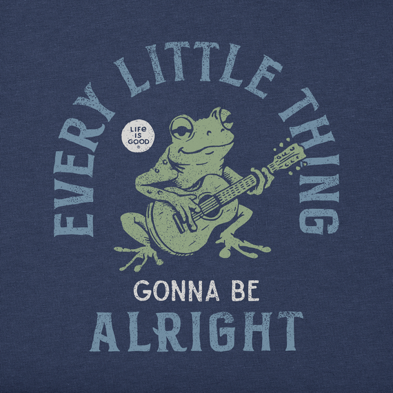 Life is Good Men's Crusher Tee - Frog Gonna Be Alright