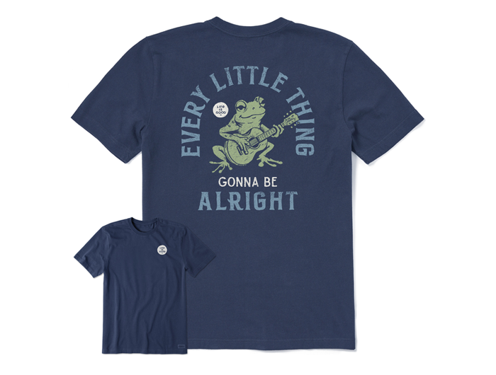 Life is Good Men's Crusher Tee - Frog Gonna Be Alright