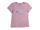 Life is Good Women's Crusher Vee - Sanibel Island Secret Spot