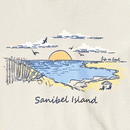 Life is Good Women's Crusher Vee - Sanibel Island Secret Spot