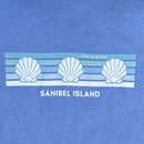 Life is Good Women's Crusher Lite Tee - Sanibel Island Seashells