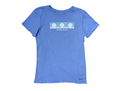 Life is Good Women's Crusher Lite Tee - Sanibel Island Seashells