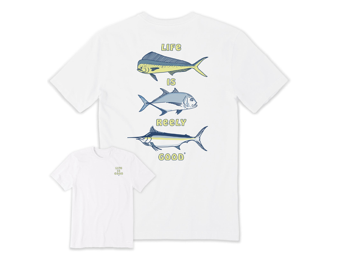 Life is Good Men's Crusher Tee - Life is Reely Good