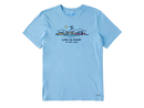 Life is Good Men's Crusher Tee - Fun at the Lake