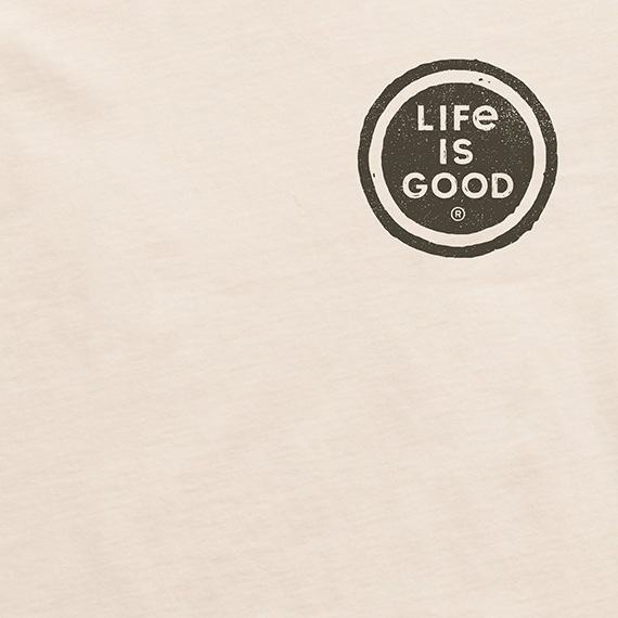Life is Good Men's Crusher Tee - Eagle Flag