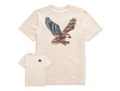 Life is Good Men's Crusher Tee - Eagle Flag