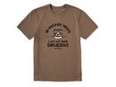 Life is Good Men's Crusher Tee - Whiskey Years