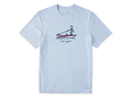 Life is Good Men's Crusher Tee - Boat Fish Jake