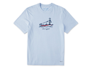 Life is Good Men's Crusher Tee - Boat Fish Jake