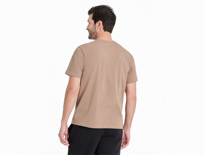 Life is Good Men's Crusher Tee - Unplug in the Outdoors Long
