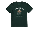 Life is Good Men's Crusher Tee - Fired Up Grill