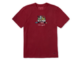 Life is Good Men's Crusher Tee - Tailgate Football